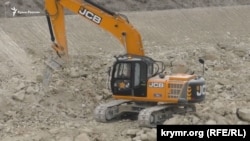 Земляні роботи в Білогірську в рамках будівництва траси «Таврида»
