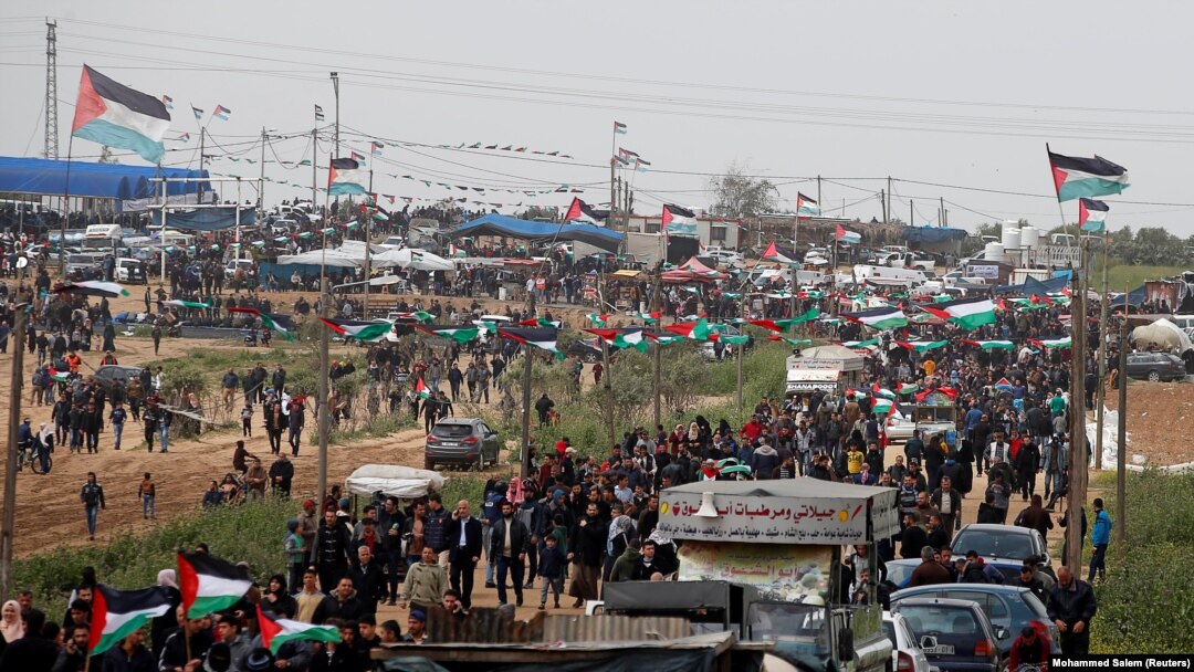 Palestinski demonstranti, 30. mart 2019.