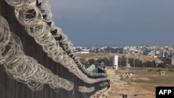 Граница между Египтом и сектором Газа.