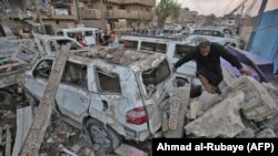 Mesto eksplozije u Bagdadu