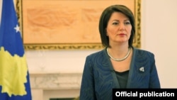 Presidentja e Kosovës, Atifete Jahjaga.