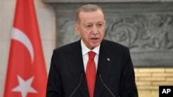 Претседателот на Турција, Реџеп Таип Ердоган.