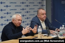 Нардеп Олексій Кучеренко та очільник НАЕК «Енергоатомі» Петро Котін