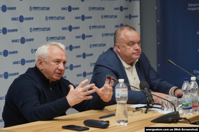 Нардеп Олексій Кучеренко та очільник НАЕК «Енергоатомі» Петро Котін