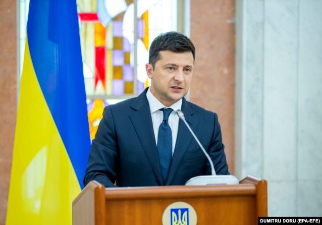 Ukrainian President Volodymyr Zelenskiy