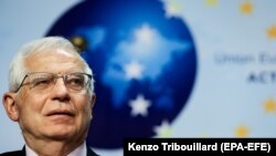 Coordonatorul politicii externe europene, Josep Borrell, 29 aprilie 2021. 