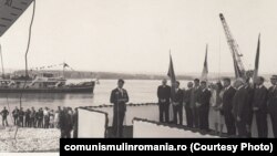 16 mai 1972. Imagini de la inaugurarea Hidrocentralei Porţile de Fier. Sursa: comunismulinromania.ro (MNIR)