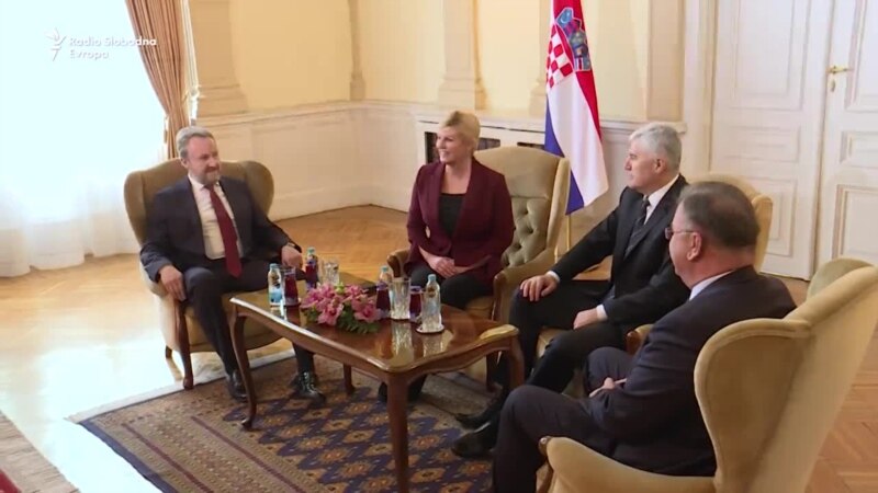 Hrvatska predsjednica: Ne miješamo se u unutarnje stvari BiH