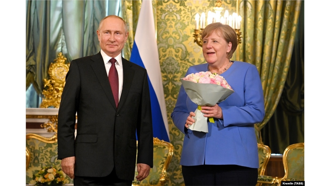 Володимир Путін та Ангела Меркель у Кремлі, 20 серпня 2021 року