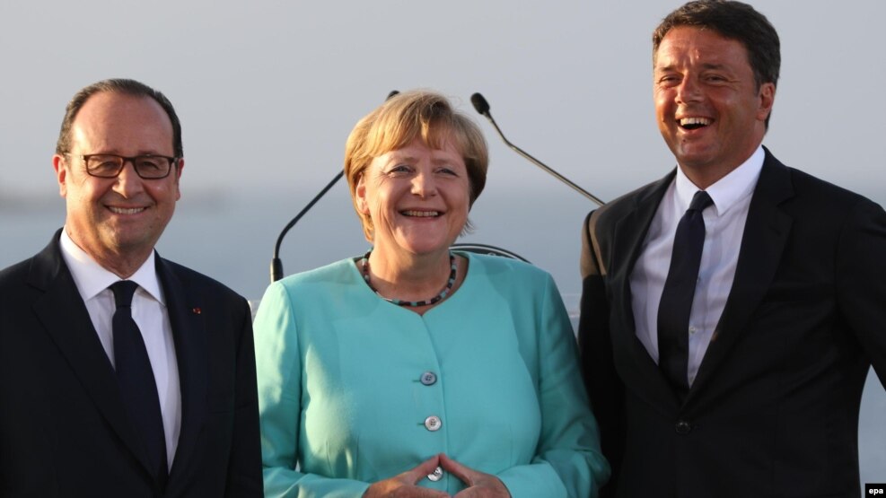 Hollande, Merkel & Renzi
