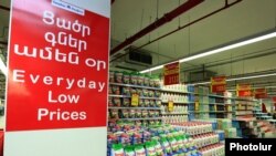 Armenia - A supermarket in Yerevan, 11Mar2015.