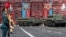 RUSSIA - Russian S-300 missile systems take part in the Victory Day military parade general rehearsal on the Red Square in Moscow, Russia, May 5, 2024.  