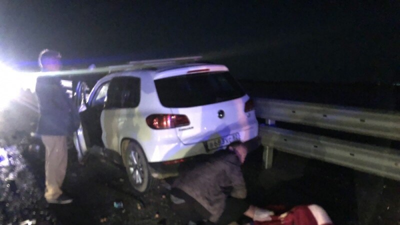 ДТП на трассе «Таврида»: столкнулись три автомобиля, погибла женщина (+фото)