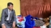 Намояндагони Шӯъбаи маорифи Нуробод ба аёдати Муҳимҷон Раҳмонов рафтаанд.