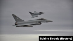 Două avioane germane Eurofighter (arhivă)