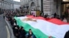 March in support of nationwide protests in Iran, in London