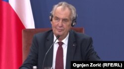 Czech President Milos Zeman