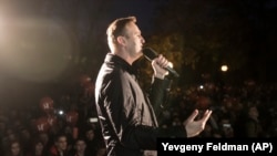 Алексей Навальный на встрече со сторонниками