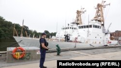 Два патрульних катери класу «Айленд», які США передали Військово-морським силам України. Балтимор, 27 вересня 2018 року