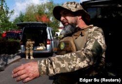 Іса Акаєв, командир батальйону «Крим», , підрозділу у складі силових структур України, що складається здебільшого з кримських татар, 28 травня 2022 року