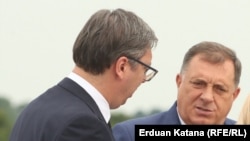 Aleksandar Vučić i Milorad Dodik, arhivska fotografija