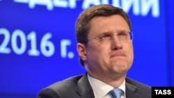 Russian Energy Minister Aleksandr Novak (file photo)