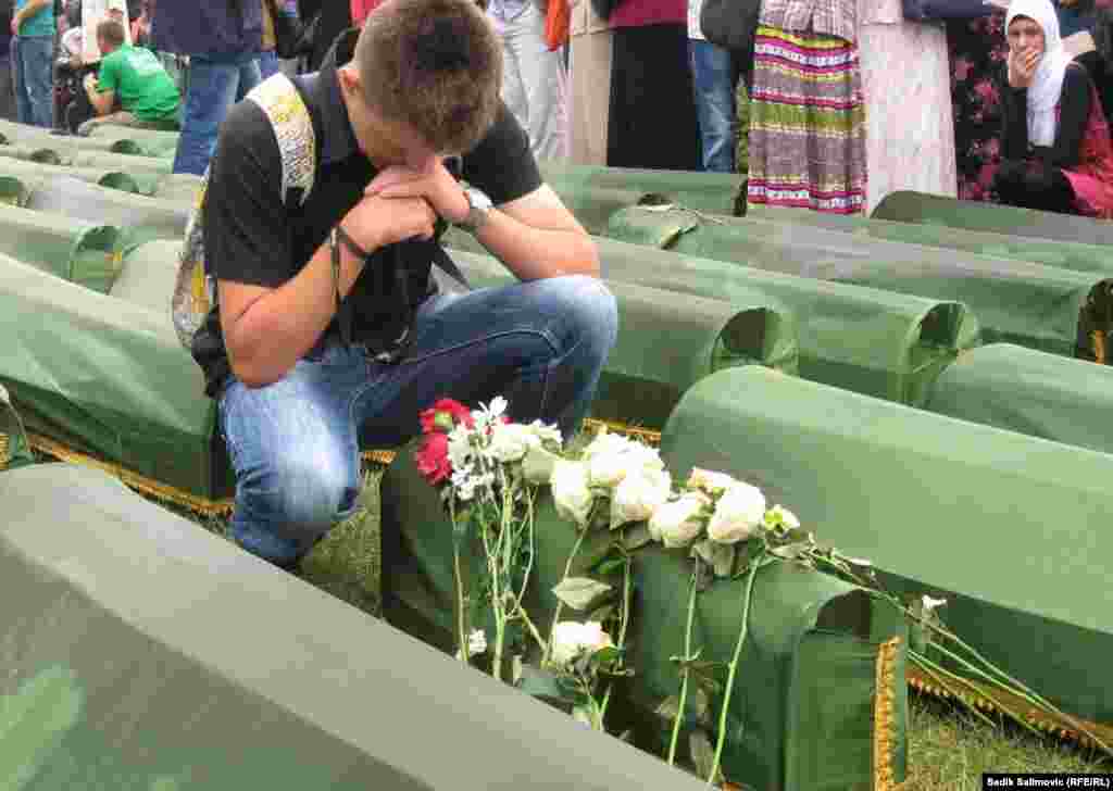 Srebrenica, 11. juli 2013. Foto: RSE / Sadik Salimović 