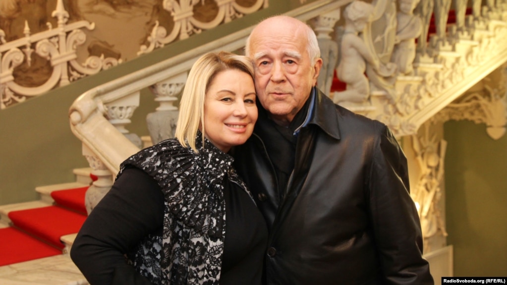 Депутат от "Партии регионов" Виктора Януковича Анна Герман и Виталий Коротич, 13 января 2014 года