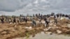 Gomishan: A small town near Aq Qala in North on Iran. People trying to prevent more floods. March 26, 2019