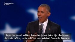 Obama: Amerika je već velika i bez Trumpa