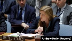 Birleşen Ştatlaryň BMG-däki ilçisi Samanta Power.