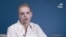 Daria Navalnaya, the daughter of jailed Russian opposition leader Aleksei Navalny, delivers a recorded speech during the Geneva Summit for Human Rights and Democracy on June 8.