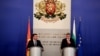 Kryeministri maqedonas, Zoran Zaev dhe kryeministri i Qeverisë së përkohshme bullgare, Stefan Yanev.