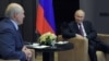 Президенты Беларуси и России во время переговоров в Сочи