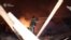 Emergency responders are seen extinguishing fires following a Russian drone strike (Source: State Emergency Service of Ukraine)