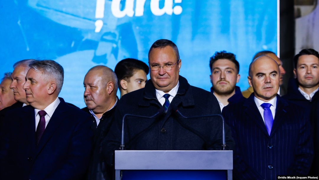 Romania, Nicolae Ciuca, presidential elections night