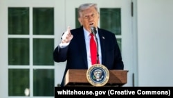 دونالد ترمپ رییس جمهور ایالات متحدۀ امریکا