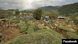 მეწყერი ხარაგაულის სოფლებში ხემაღალსა და ღვერკში 2025 წლის მაისში გაჩნდა.