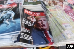 "Человек года" по версии большинства печатных изданий КНР - Дональд Трамп