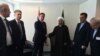 عکسی از دیدار روحانی و کامرون که در صفحه فیس‌بوک آقای روحانی منتشر شده‌ است. ۲ مهر ۹۳.