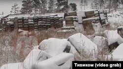 Сотни ящиков с ядовитым средством для дезинфекции под Улан-Удэ