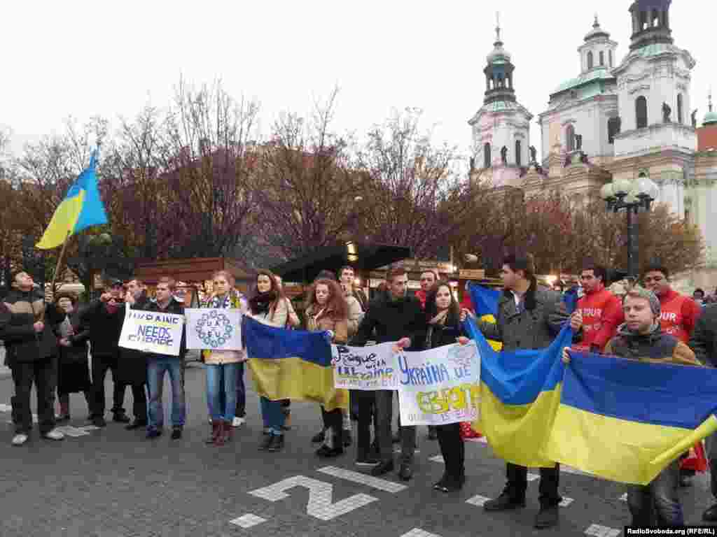 Митинг в Праге