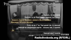 Особи, схожі на Авакова-молодшого і Чеботаря, обговорюють закупівлю рюкзаків