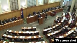 Архивска фотографија: Седница на хрватскиот парламент