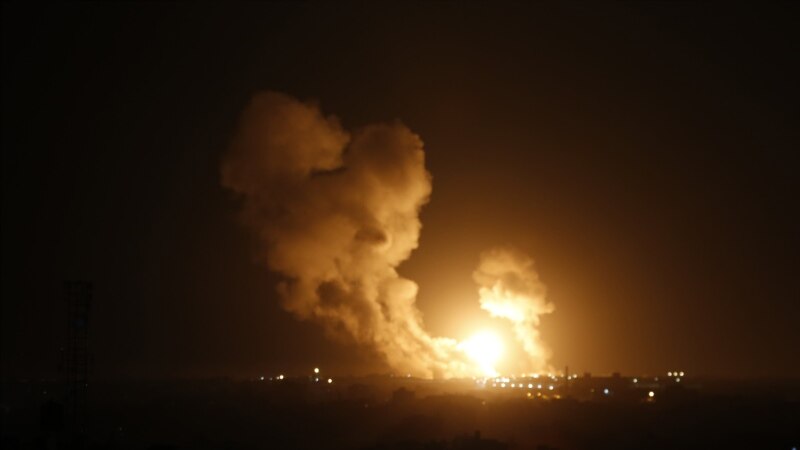 Ізраіль нанес удары па сэктары Газы і па Дамаску