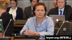 RFE/RL journalist Olena Yurchenko (file photo)