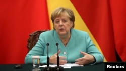 Kancelarja gjermane, Angela Merkel.