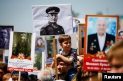 Акция "Бессмертный полк" в Екатеринбурге. 9 мая 2017 года
