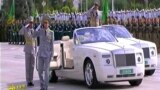 Turkmenistan. Ashgabat hosts military parade in honor of Independence Day. September 27, 2019