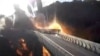 Ракетний удар біля скляного мосту в Києву 10 жовтня 2022 року 